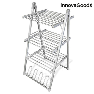 Klappbarer elektrischer Wäscheständer Verayer InnovaGoods IG114383 Aluminium Grau (Restauriert B)