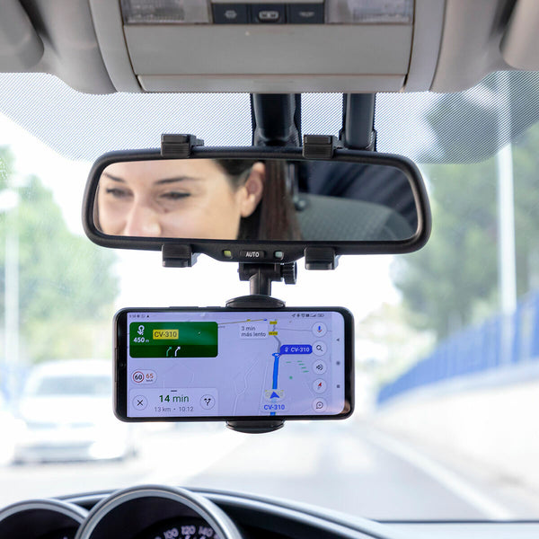 Smartphone-Halter für den Rückspiegel Stropp InnovaGoods (Restauriert A)