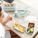 Elektrische 3-in-1-Dampf-Lunchbox mit Rezepten Beneam InnovaGoods ABS Kunststoff rechteckig (Restauriert B)