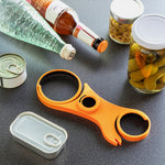 5 in 1 Mehrzweck Flaschenöffner InnovaGoods Orange Polypropylen (Restauriert A)