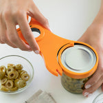 5 in 1 Mehrzweck Flaschenöffner InnovaGoods Orange Polypropylen (Restauriert A)