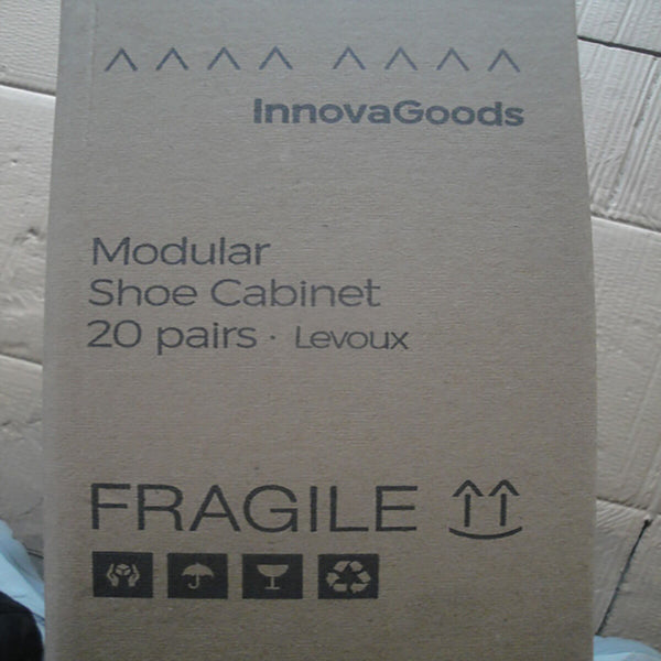 Tragbares Modul-Schuhregal InnovaGoods Weiß (Restauriert B)