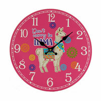 Wanduhr Gift Decor Flamme