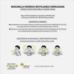 Wiederverwendbare Stoff-Hygienemaske Friends black