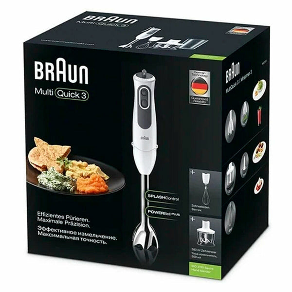 Handrührgerät Braun MQ3135WH Weiß Schwarz 750 W 500 ml