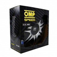 Radkappe OMP Ghost Speed Schwarz Silberfarben 15" (4 uds)