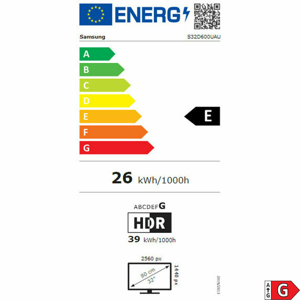 Gaming-Monitor Samsung LS32D600UAUXEN 32" (32") Quad HD (Quad HD)