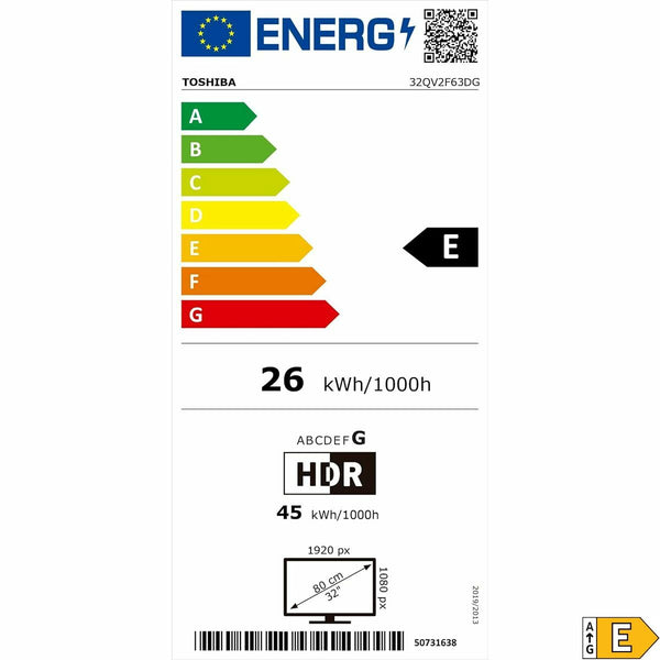 Smart TV Toshiba 32" UHD HDR10+ QLED