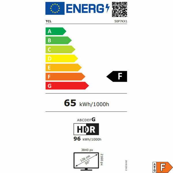 Smart TV TCL 43P7K 4K Ultra HD 43" LED HDR D-LED QLED