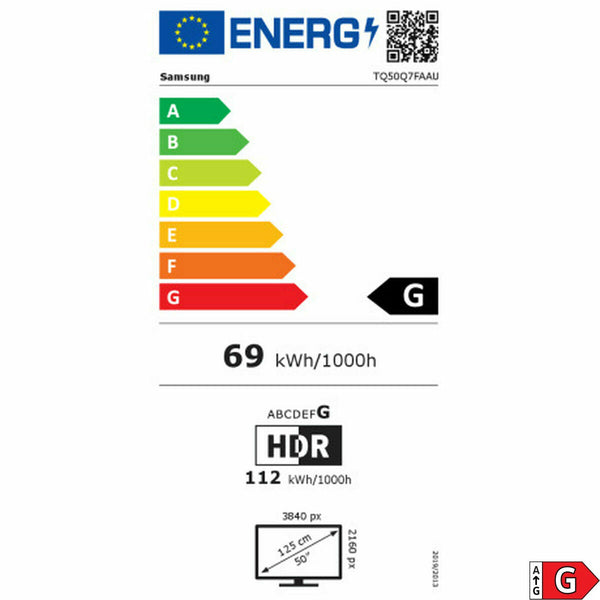 Smart TV Samsung TQ50Q7FAAUXXC 50" 4K Ultra HD HDR QLED