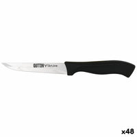 Küchenmesser Quttin Kasual Schwarz Silberfarben 22 x 2 x 1,5 cm Mehrzweck (48 Stück)