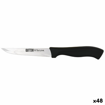 Küchenmesser Quttin Kasual Schwarz Silberfarben 22 x 2 x 1,5 cm Mehrzweck (48 Stück)