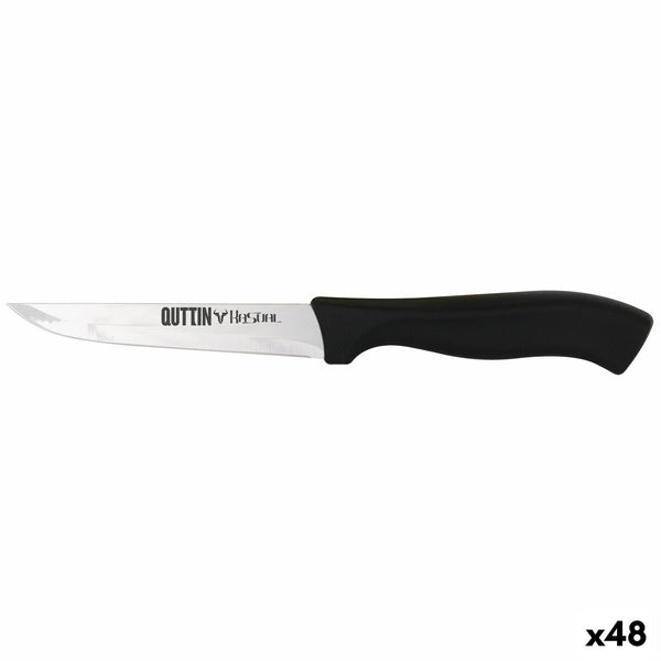Küchenmesser Quttin Kasual Schwarz Silberfarben 22 x 2 x 1,5 cm Mehrzweck (48 Stück)