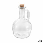 Ölfläschchen La Mediterránea Durchsichtig Kork Glas 350 ml (24 Stück)
