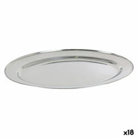 Kochschüssel Quttin Quttin Edelstahl Oval 40,5 x 26,5 cm (18 Stück)