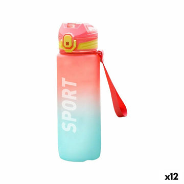 Wasserflasche Bewinner Bunt 600 ml 7,4 x 7,4 x 19 cm (12 Stück)