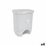 Mülleimer mit Pedal Tontarelli Idea Grau 24 L (4 Stück)