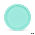 Geschirr-Set Algon Aquamarin 20 cm 10 Stücke (24 Stück)