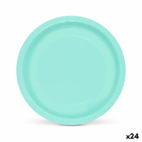 Geschirr-Set Algon Aquamarin 20 cm 10 Stücke (24 Stück)