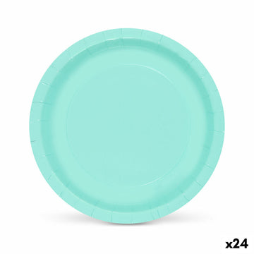 Geschirr-Set Algon Aquamarin 20 cm 10 Stücke (24 Stück)