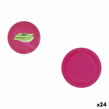 Geschirr-Set Algon Pink 20 cm 10 Stücke (24 Stück)