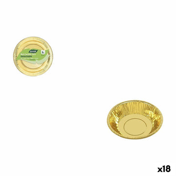 Geschirr-Set Algon Gold 450 ml 6 Stücke (18 Stück)