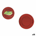 Geschirr-Set Algon Rot 23 cm 10 Stücke (18 Stück)