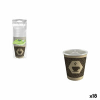 Gläserset Algon Braun 120 ml 12 Stücke (18 Stück)