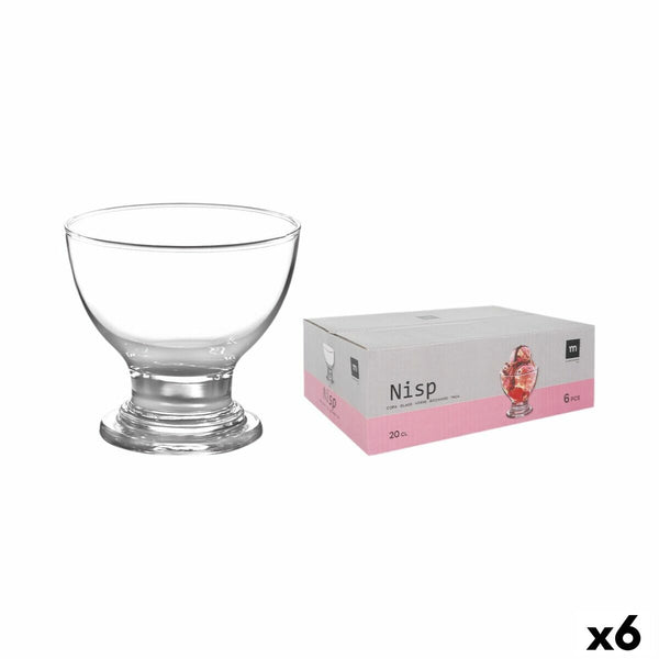 Eiscreme- und Milchshakes-Becher La Mediterránea NISP 0,2 L 6 Stücke (6 Stück)