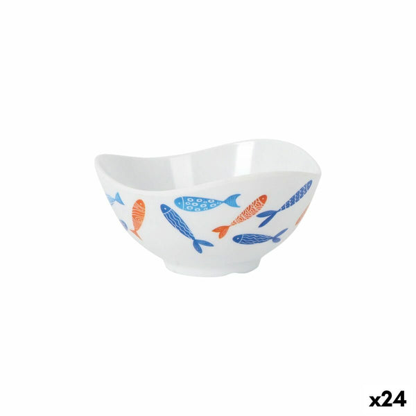 Schüssel für Vorspeisen La Mediterránea Fische 12 cm (24 Stück)