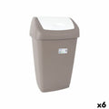 Papierkorb Tontarelli Aurora Grau 55 L (6 Stück)