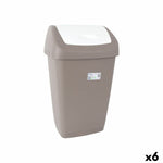 Papierkorb Tontarelli Aurora Grau 55 L (6 Stück)