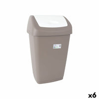 Papierkorb Tontarelli Aurora Grau 55 L (6 Stück)