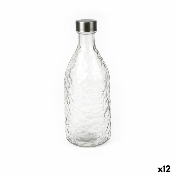 Glas-Flasche La Mediterránea Metall Glas 1 L (12 Stück)