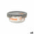 Lunchbox hermetisch MasterChef Grau Durchsichtig kreisförmig 970 ml (6 Stück)