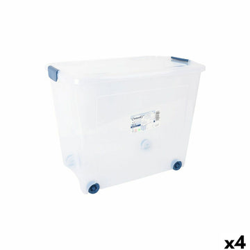 Aufbewahrungsbox mit Rädern Tontarelli 59 x 38'5 x 47'5 cm (4 Stück)