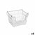 Mehrzweckkorb Confortime Grau Metall 32 x 27 x 23 cm (6 Stück)