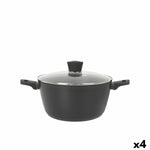 Topf mit Deckel MasterChef 28 cm (4 Stück)