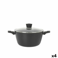 Topf mit Deckel MasterChef 28 cm (4 Stück)