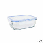 Lunchbox hermetisch LAV Grau Durchsichtig 0,8 L (12 Stück)