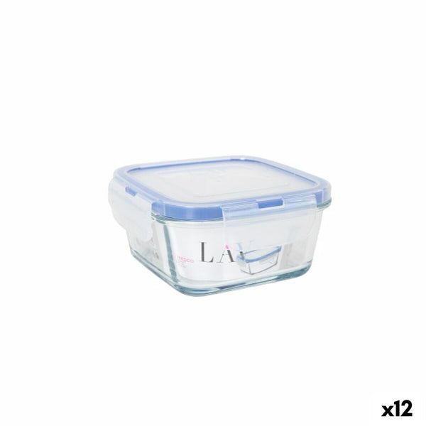 Lunchbox hermetisch LAV Blau Durchsichtig 375 ml (12 Stück)