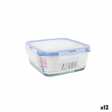 Lunchbox hermetisch LAV Blau Durchsichtig 0,72 l (12 Stück)