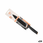 Küchenmesser MasterChef Chef Schwarz Silberfarben 20 cm (24 Stück)