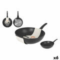 Wok Pfanne MasterChef 28 cm (6 Stück)