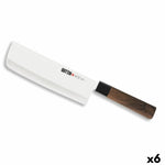 Küchenmesser Quttin Takamura Braun Silberfarben 17 cm (6 Stück)