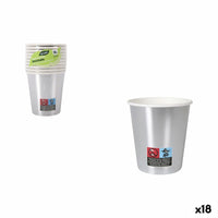 Gläserset Algon Silberfarben 200 ml 10 Stücke (18 Stück)