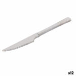 Steakmesser-Set Quttin Madrid Silberfarben Edelstahl 21 x 2 x 0,5 cm 2 Stücke (12 Stück)