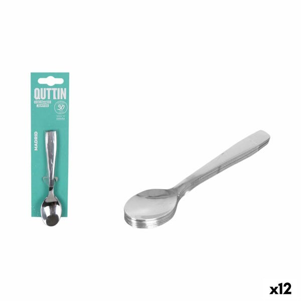 Dessertlöffel Quttin Madrid 13 x 2,7 x 1 cm 6 Stücke (12 Stück)
