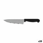 Küchenmesser Quttin Laser Schwarz Silberfarben 28 x 6 x 1,3 cm (28 Stück)