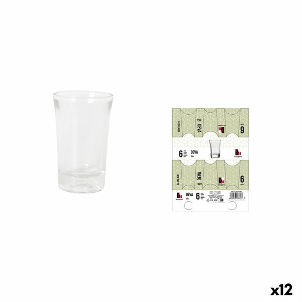 Schnapsgläser-Set La Mediterránea Deva 6 Stücke (12 Stück)